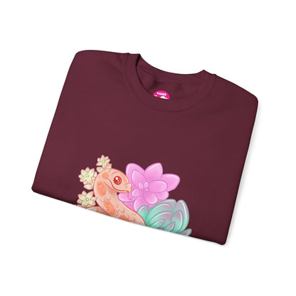Soft Hognose Snake Sweatshirt - Unisex Heavy Blend™ Crewneck Sweatshirt - Reptile and Succulent Lover Gift