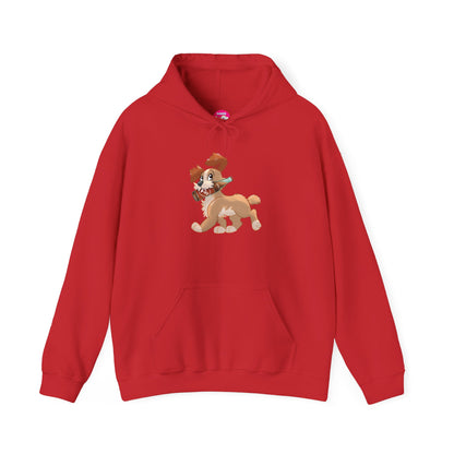 Happy Soda Pup Hoodie -Unisex Heavy Blend™ Hooded Sweatshirt- Puppy Lover Gift