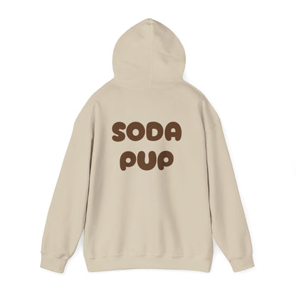 Happy Soda Pup Hoodie -Unisex Heavy Blend™ Hooded Sweatshirt- Puppy Lover Gift