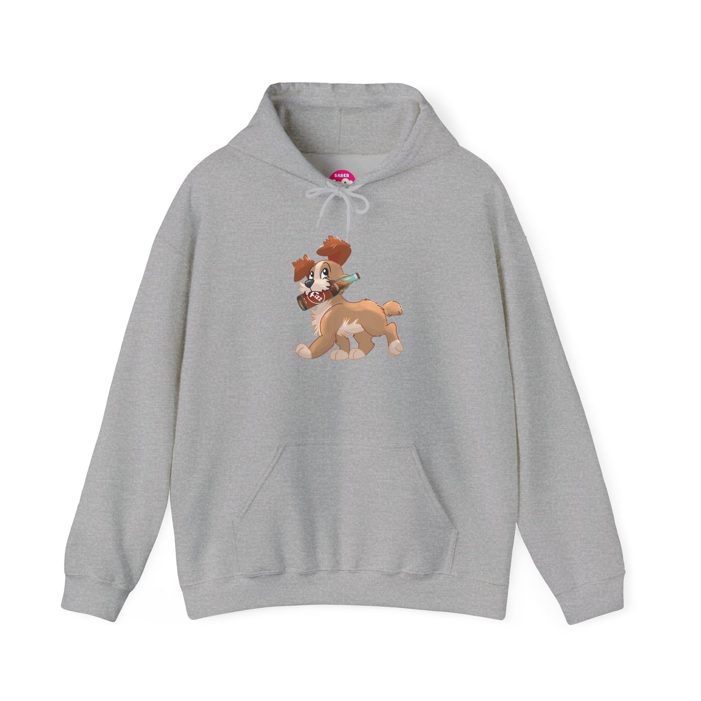 Happy Soda Pup Hoodie -Unisex Heavy Blend™ Hooded Sweatshirt- Puppy Lover Gift