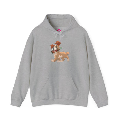 Happy Soda Pup Hoodie -Unisex Heavy Blend™ Hooded Sweatshirt- Puppy Lover Gift
