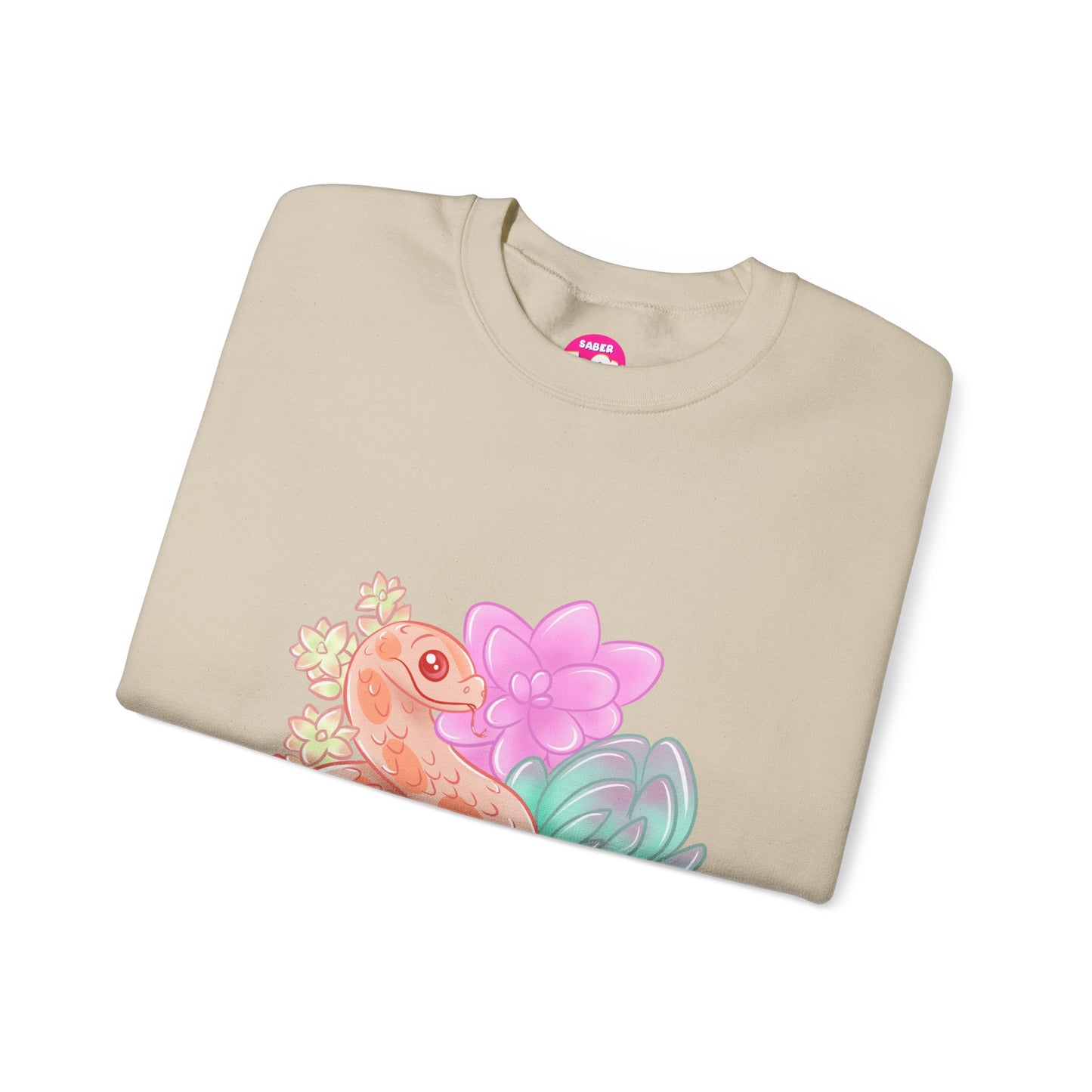 Soft Hognose Snake Sweatshirt - Unisex Heavy Blend™ Crewneck Sweatshirt - Reptile and Succulent Lover Gift