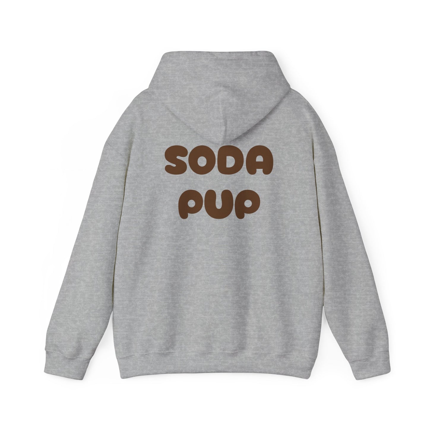 Happy Soda Pup Hoodie -Unisex Heavy Blend™ Hooded Sweatshirt- Puppy Lover Gift