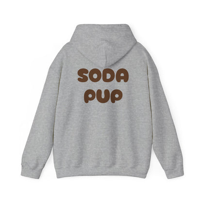 Happy Soda Pup Hoodie -Unisex Heavy Blend™ Hooded Sweatshirt- Puppy Lover Gift