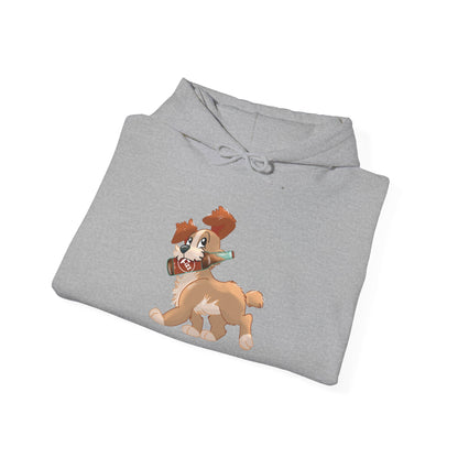 Happy Soda Pup Hoodie -Unisex Heavy Blend™ Hooded Sweatshirt- Puppy Lover Gift