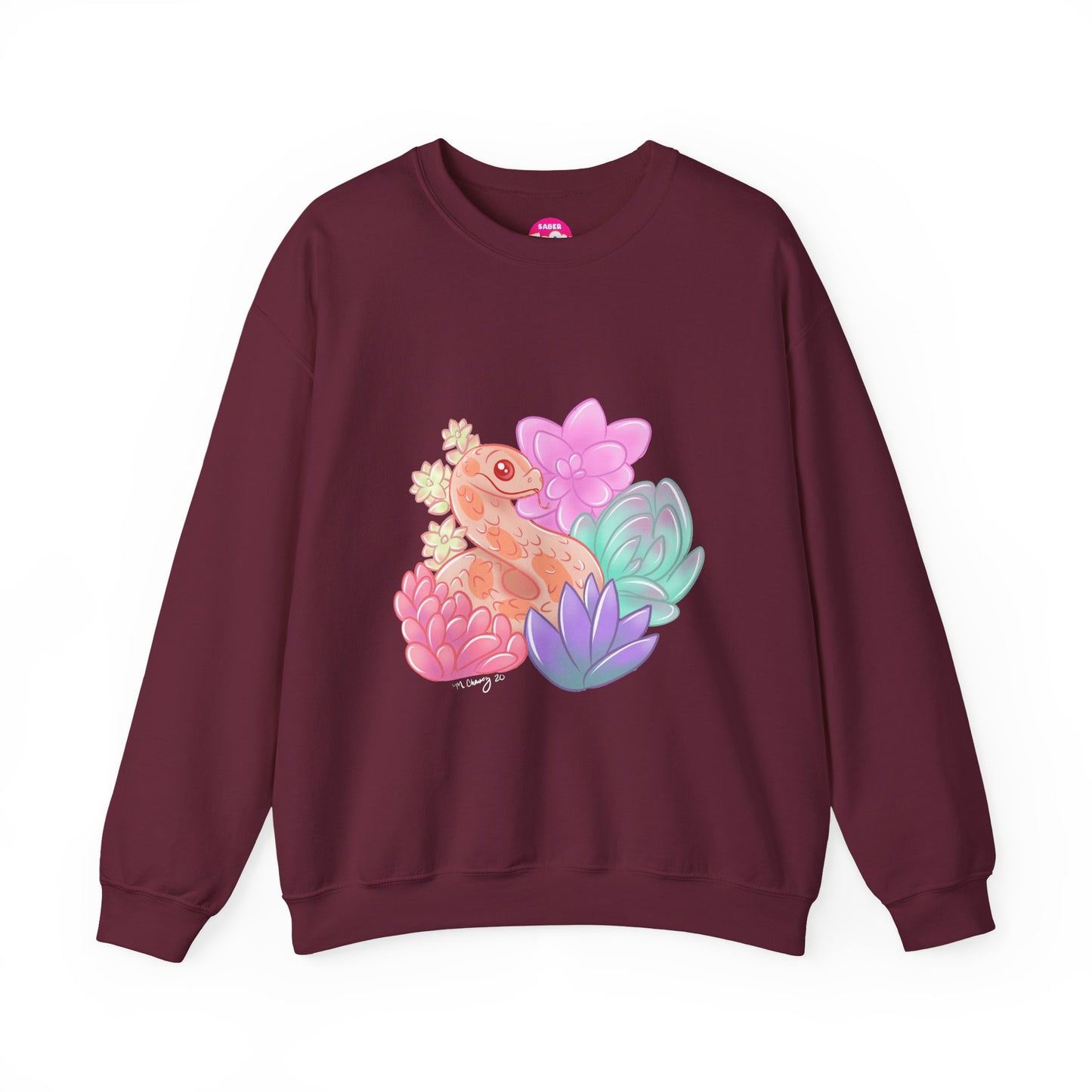 Soft Hognose Snake Sweatshirt - Unisex Heavy Blend™ Crewneck Sweatshirt - Reptile and Succulent Lover Gift