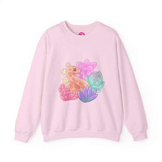 Soft Hognose Snake Sweatshirt - Unisex Heavy Blend™ Crewneck Sweatshirt - Reptile and Succulent Lover Gift