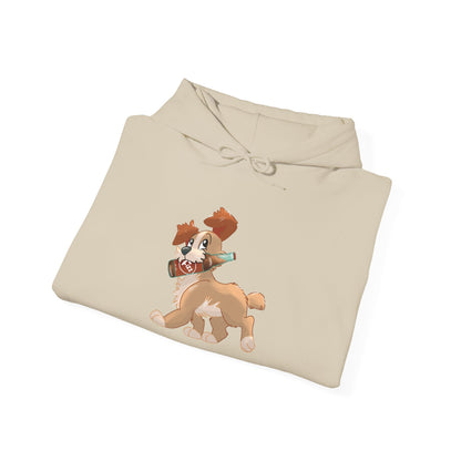 Happy Soda Pup Hoodie -Unisex Heavy Blend™ Hooded Sweatshirt- Puppy Lover Gift