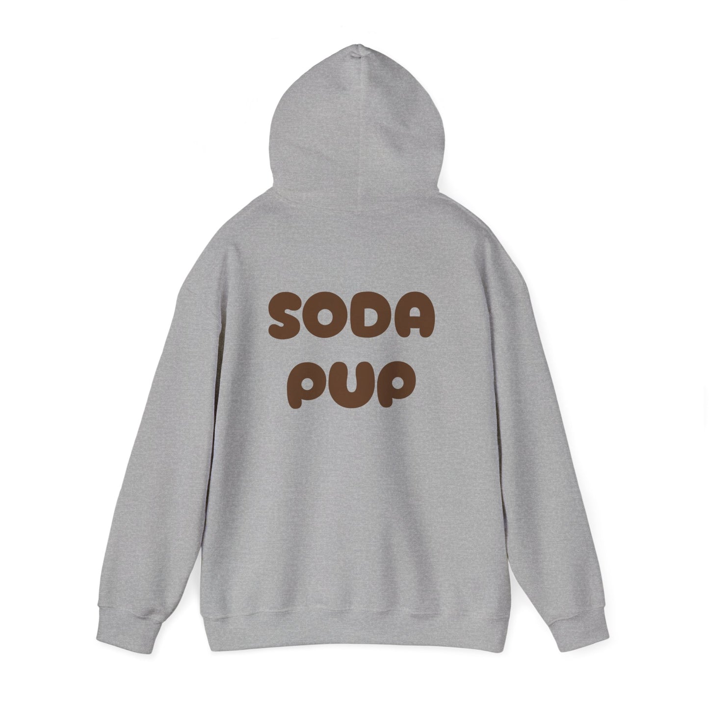 Happy Soda Pup Hoodie -Unisex Heavy Blend™ Hooded Sweatshirt- Puppy Lover Gift