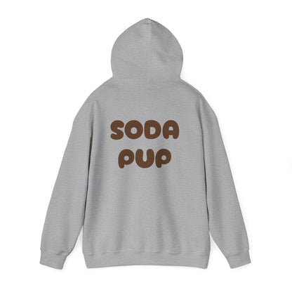 Happy Soda Pup Hoodie -Unisex Heavy Blend™ Hooded Sweatshirt- Puppy Lover Gift