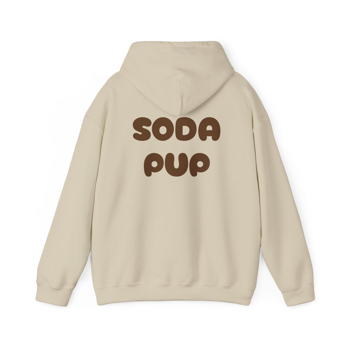 Happy Soda Pup Hoodie -Unisex Heavy Blend™ Hooded Sweatshirt- Puppy Lover Gift