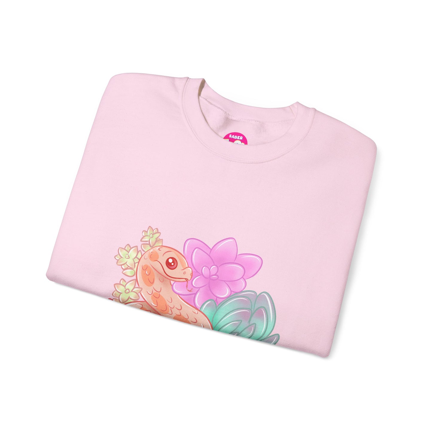 Soft Hognose Snake Sweatshirt - Unisex Heavy Blend™ Crewneck Sweatshirt - Reptile and Succulent Lover Gift